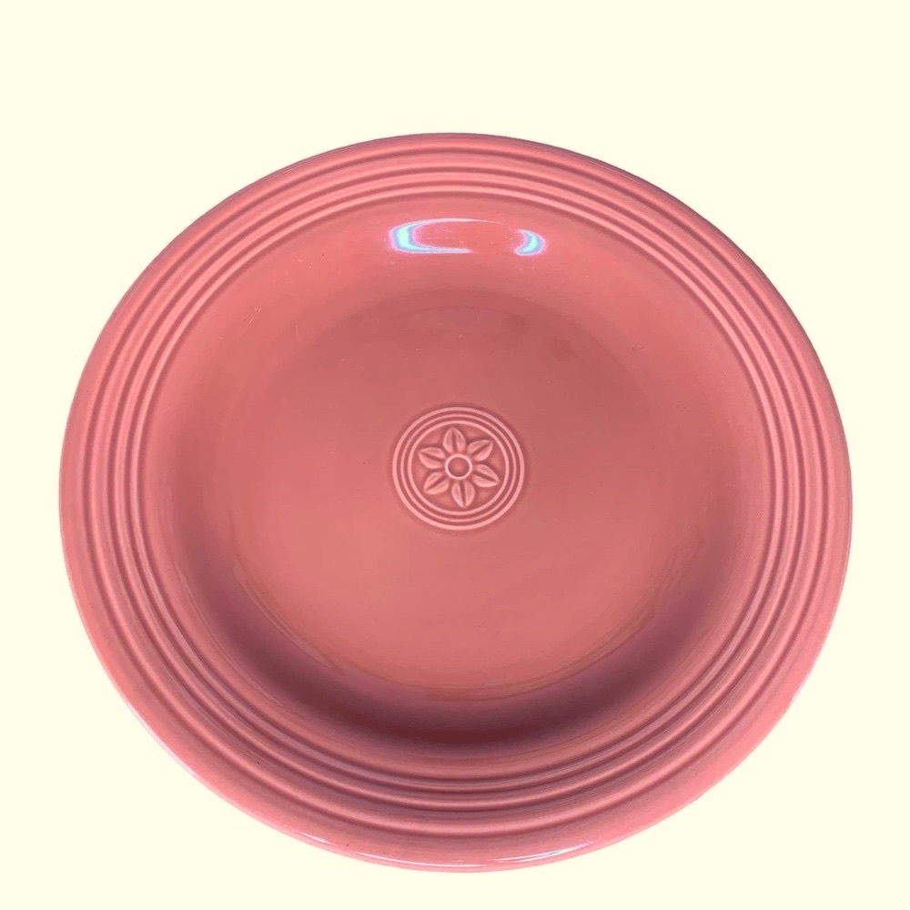 Oneida Petals Terra Cotta 12” Chop Plate Platter DISCONTINUED